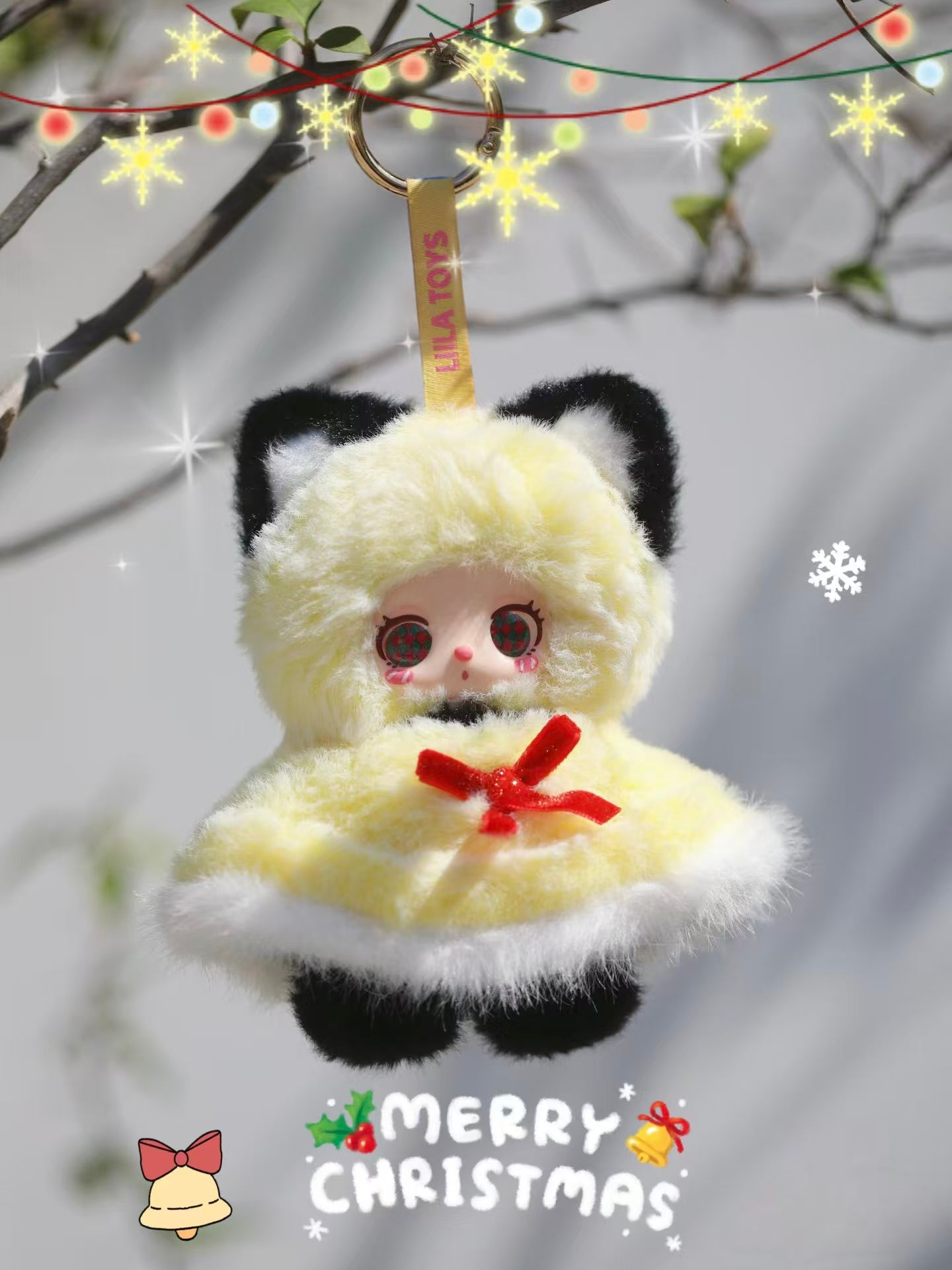 LIILA Christmas Encounter Plush Blind Box – Winter Limited Soft Mascot Toy | 10 Designs (8 Standard + 2 Rare) | Cute Fluffy Collectible (Random 1pc)