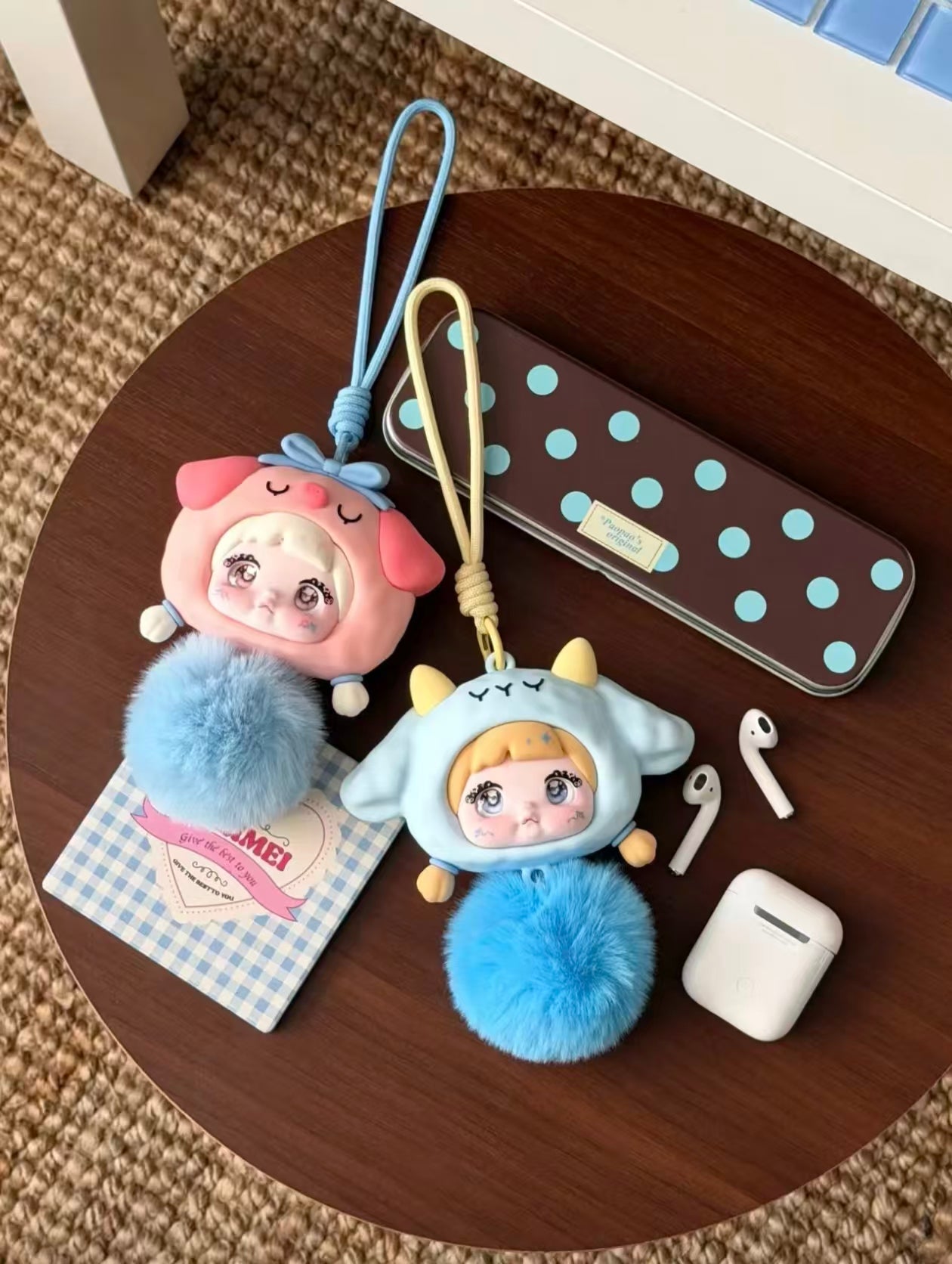 Nommi Forest Melody Silicone Earbud Case | Plush Animal Keychain Blind Box (6 Designs + Secret)