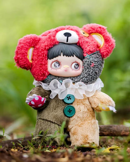 MayMei Twin Realm Series Plush 6-Piece Set – Official Designer Toy Blind Box Collection with Magnetic Details