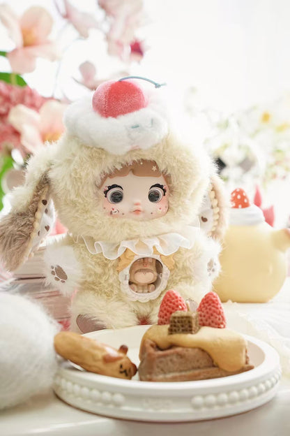 Nommi Sweet Bite Series Kawaii Plush Doll | Dessert-Themed Blind Box Collectible Plush with Movable Eyes & Mini Doll