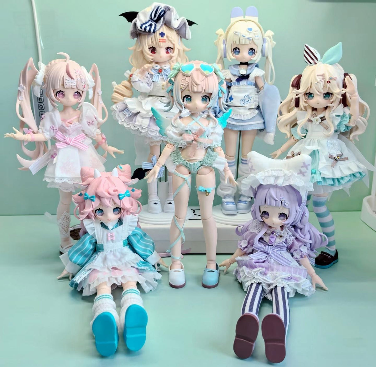 Sugary Girls シリーズ MJD ブラインドドール 1/8スケール 約18cm 可動関節 着せ替え人形（ランダム1体）