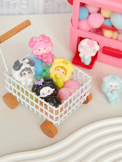 Yooki Moe Tsubu Candy Bomb Blind Box Figures – Mini PVC Collectibles, 4pcs Random Set