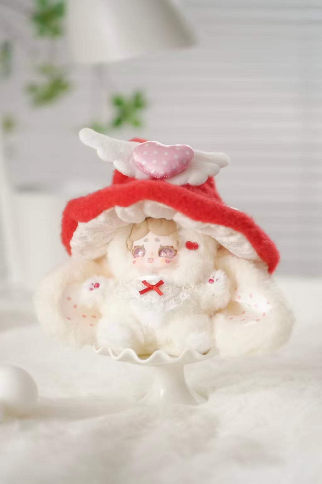 Lucky Deer Nai Good Night Bunny “Witch’s Letter” Series Plush Blind Box – Soft Wizard Bunny Mascot with Magic Hat (6 Regular + 2 Secret Designs)