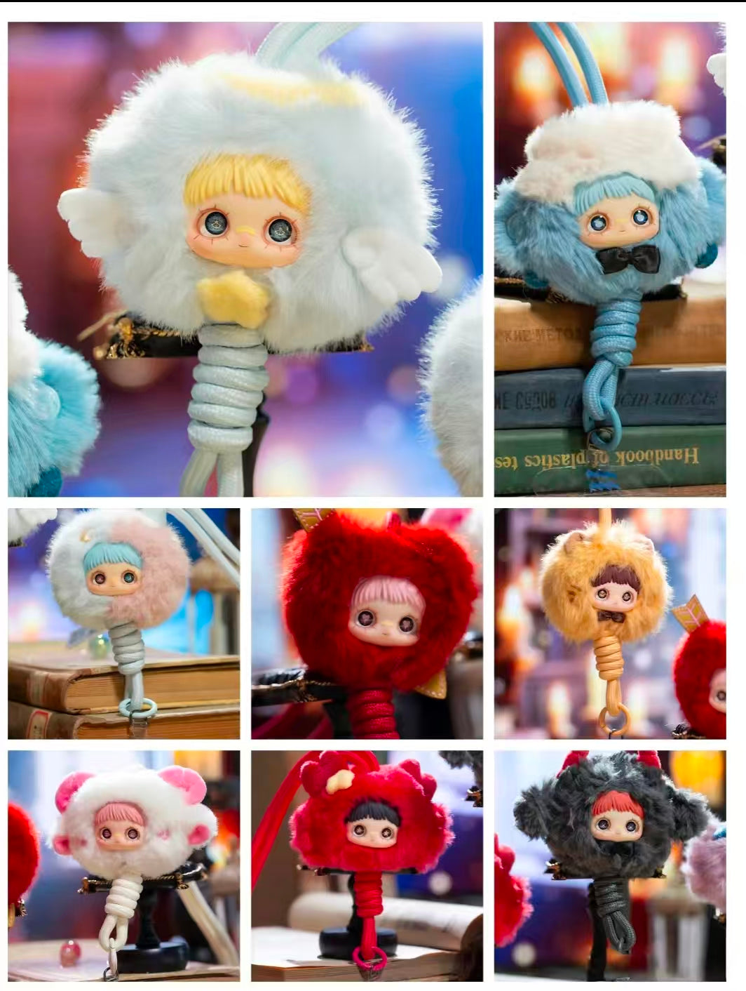 MayMei Zodiac Story Series Plush Strap – Blind Box Collectible Zodiac Mascot, Cute Designer Plush Bag Charm with Adjustable Long Strap