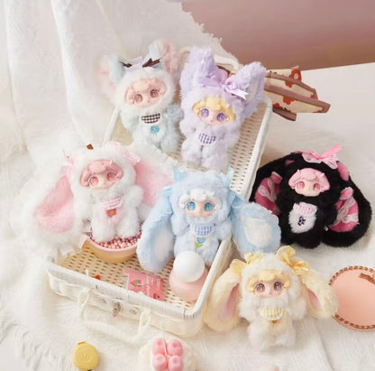 Lilina Floral Dream Whisper Plush Blind Box – 15cm Pastel Animal Mascot, Soft Plush Keychain (6 Designs + 1 Secret)