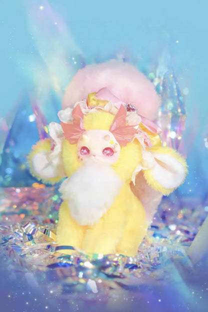 Bunny Dragon Gen 3 Crystal Fantasy Plush Blind Box | Vinyl Face Soft Plush | 6 Designs + Secret | Cute Gift