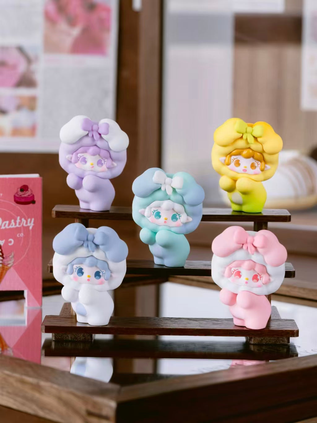 Yooki Moe Tsubu Candy Bomb Blind Box Figures – Mini PVC Collectibles, 4pcs Random Set