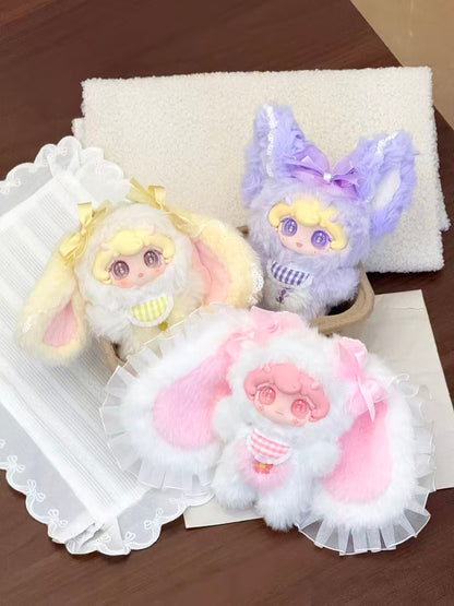 Lilina Floral Dream Whisper Plush Blind Box – 15cm Pastel Animal Mascot, Soft Plush Keychain (6 Designs + 1 Secret)