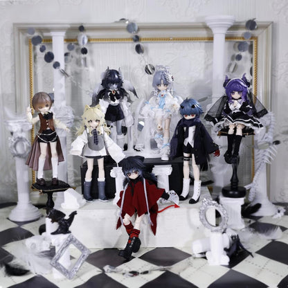 失控軌跡-輪廻シリーズ BJD ブラインドドール 1/8スケール 約20cm 全身可動 着せ替え人形（ランダム1体）