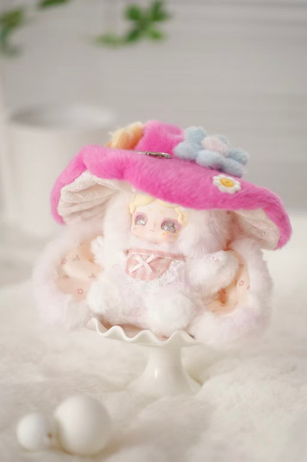 Lucky Deer Nai Good Night Bunny “Witch’s Letter” Series Plush Blind Box – Soft Wizard Bunny Mascot with Magic Hat (6 Regular + 2 Secret Designs)