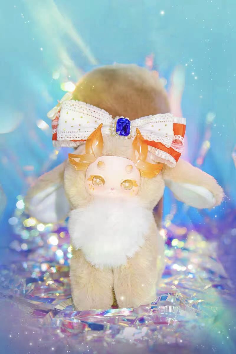 Bunny Dragon Gen 3 Crystal Fantasy Plush Blind Box | Vinyl Face Soft Plush | 6 Designs + Secret | Cute Gift