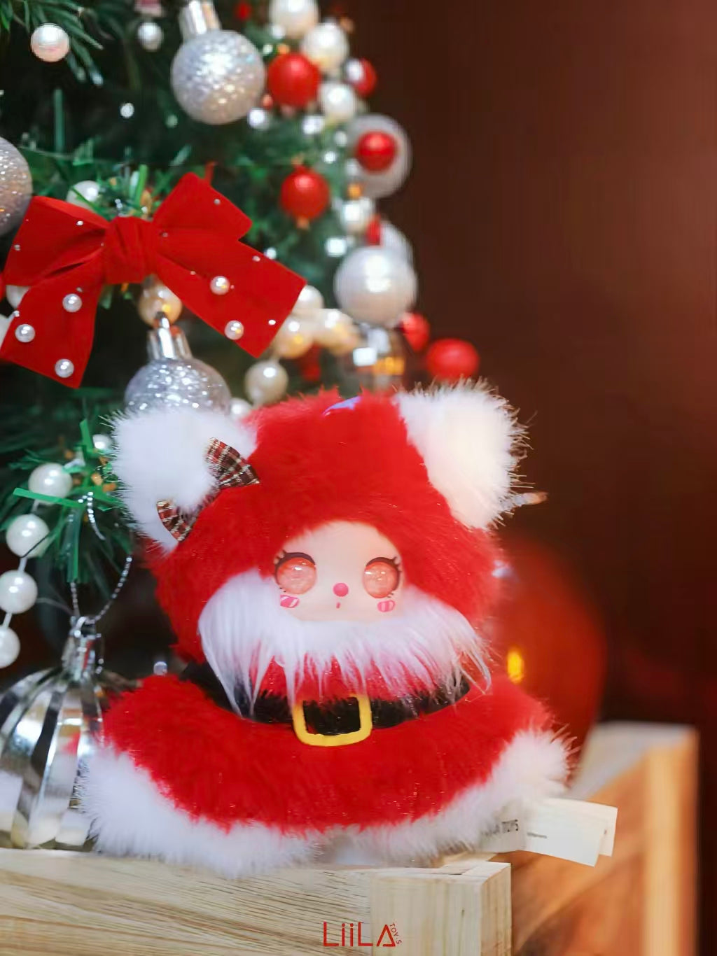 LIILA Christmas Encounter Plush Blind Box – Winter Limited Soft Mascot Toy | 10 Designs (8 Standard + 2 Rare) | Cute Fluffy Collectible (Random 1pc)