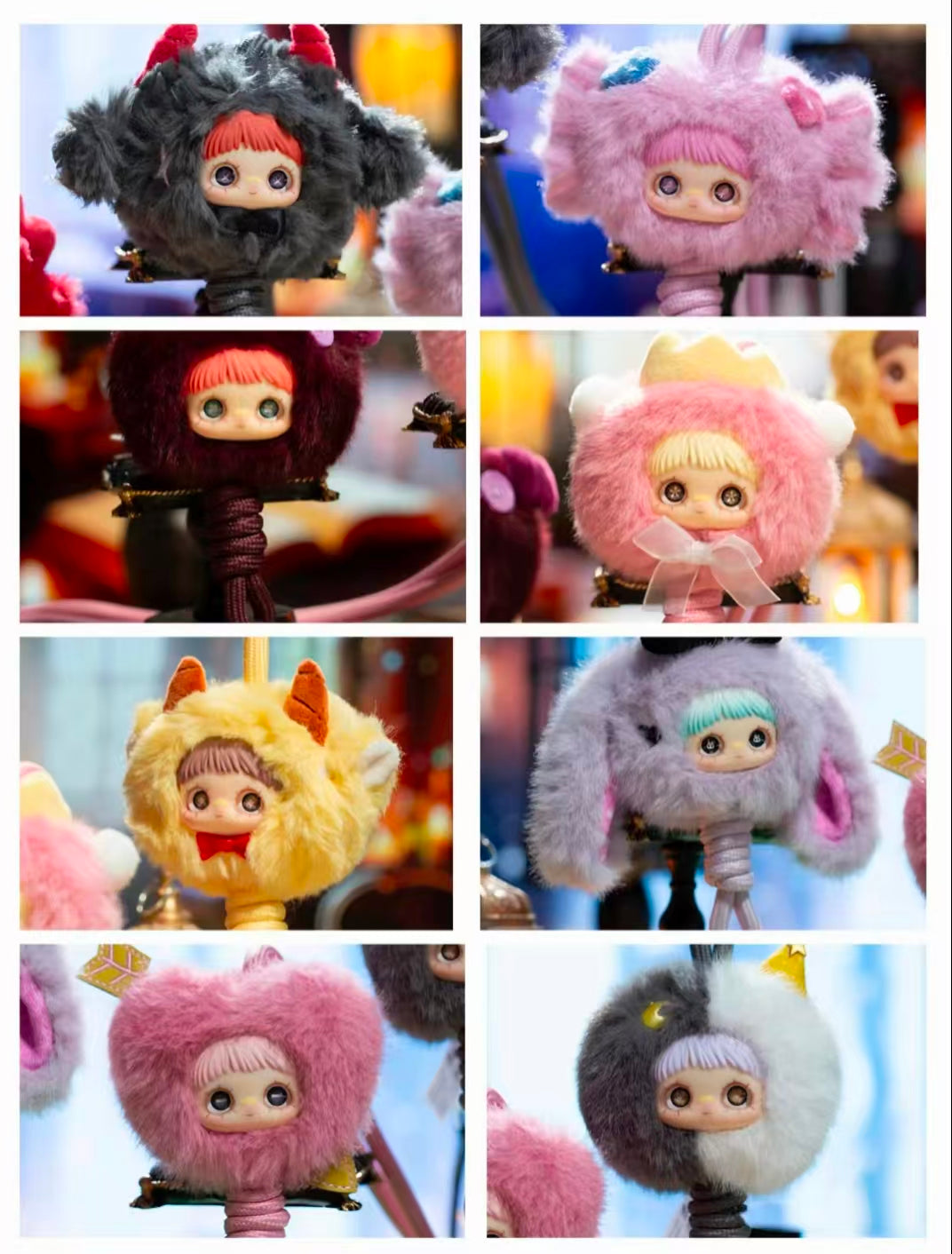 MayMei Zodiac Story Series Plush Strap – Blind Box Collectible Zodiac Mascot, Cute Designer Plush Bag Charm with Adjustable Long Strap