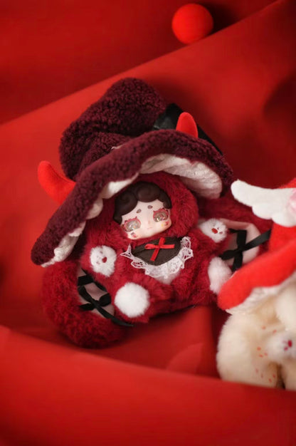 Lucky Deer Nai Good Night Bunny “Witch’s Letter” Series Plush Blind Box – Soft Wizard Bunny Mascot with Magic Hat (6 Regular + 2 Secret Designs)