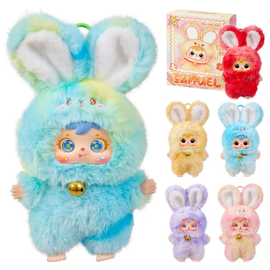 Samuel “Magic Bunny” Series Bunny Plush Pendant Blind Box｜Approx. 22cm Tall｜Blind Box Figure · Random Cute Collectible｜Home Decoration · Birthday Gift