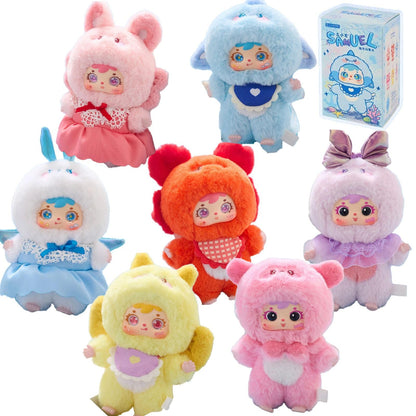 Samuel Sanxiaomao “Ocean Gathering Day” Series Plush Blind Box Figure｜Official Authentic｜Approx. 15cm｜Ocean-Themed Cute Design｜6 Regular + 1 Secret｜Christmas & Birthday Gift · Collectible · Desk Display