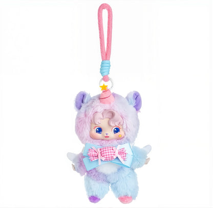 Puffynose Friends Yarn Keychain Blind Box | Anime-Style Plush Mascot | Bag & Key Charm | 1 Random Design (Secret Included) | 7 Styles | Approx. 16cm
