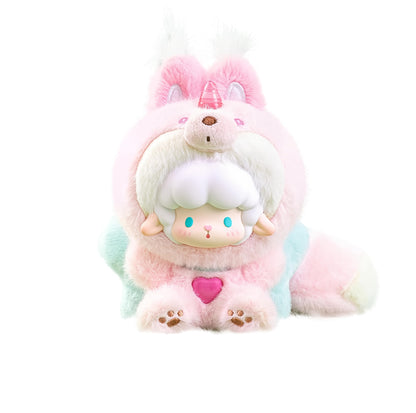 Curly Sheep Big Tail Animal Friends Series Blind Box Collectible Figures | Cute Animal Characters with Fluffy Big Tail Design | 9 Regular + 1 Secret | Official Authentic | Birthday & Christmas Gift Desktop Decor