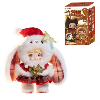 Nommi “Magical Christmas Night” Plush Doll | 20–24cm Soft Holiday Plush with 3 Interchangeable Eye Parts | Cozy Designer Gift