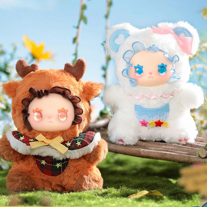 LOVELY EMMA Pocket Zoo Series Plush Doll Blind Box Figures, 6.7'' Cute Stuffed Animal Blind Plush | Official Authentic, 1 of 6 Random Styles, Collectible Plushies, Birthday & Christmas Gifts, Desktop Decor