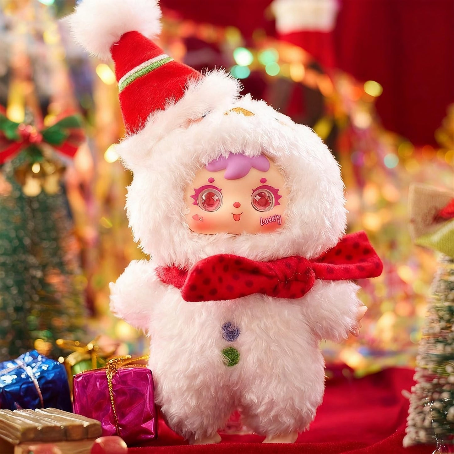 Samuel “Christmas Good Night Song” Series Plush Blind Box Figure｜Approx. 15cm｜ABS & Polyester｜Cute Trendy Collectible · Bag Accessory｜Gift & Display Item