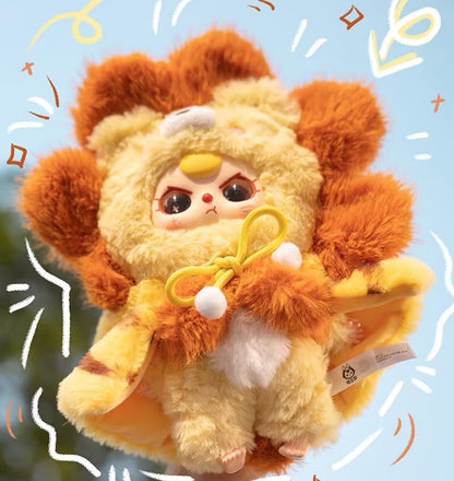 Baby Three “I’m Not a Warrior” Series Blind Box Designer Toy｜Cute Animal Look × Anti-Hero Martial Style Official Licensed Product｜10 Regular Designs + 1 Secret｜Collectible Desk Decor Christmas & Birthday Gift