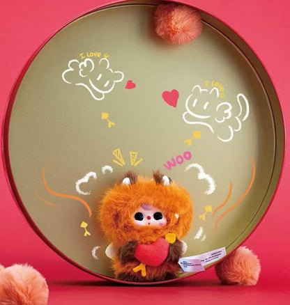 Baby Three Cupid of Love Series Blind Box Collectible Figures | Angel Cupid Character Design with Romantic Heart Details | 6 Regular + 1 Secret | Official Authentic | Birthday & Christmas Gift Desktop Decor