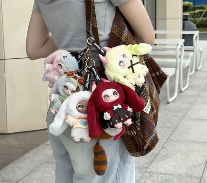 魔法衣橱 ぬいぐるみマスコット｜悪魔＆天使モチーフ・全10種ランダム・約15cm バッグチャーム