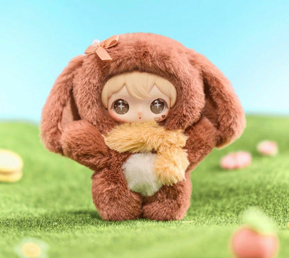 ShyShy Bunny Sparkle – Sparkly World Series Blind Box | Plush Keychain Charm (3D PVC Face) | Blind Box Random 1pc | Approx. 14cm Fluffy Soft Material | Bag Charm & Home Decor Mascot