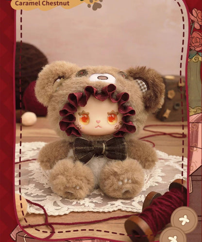 LOVELY EMMA Bear Alliance Series Plush Blind Box, Kawaii Stuffed Bear Mystery Plush with Keychain | Official Authentic Collectible, Vinyl Plush Bag Charms, Birthday & Christmas Gifts