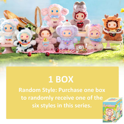 LOVELY EMMA Pocket Zoo Series Plush Doll Blind Box Figures, 6.7'' Cute Stuffed Animal Blind Plush | Official Authentic, 1 of 6 Random Styles, Collectible Plushies, Birthday & Christmas Gifts, Desktop Decor