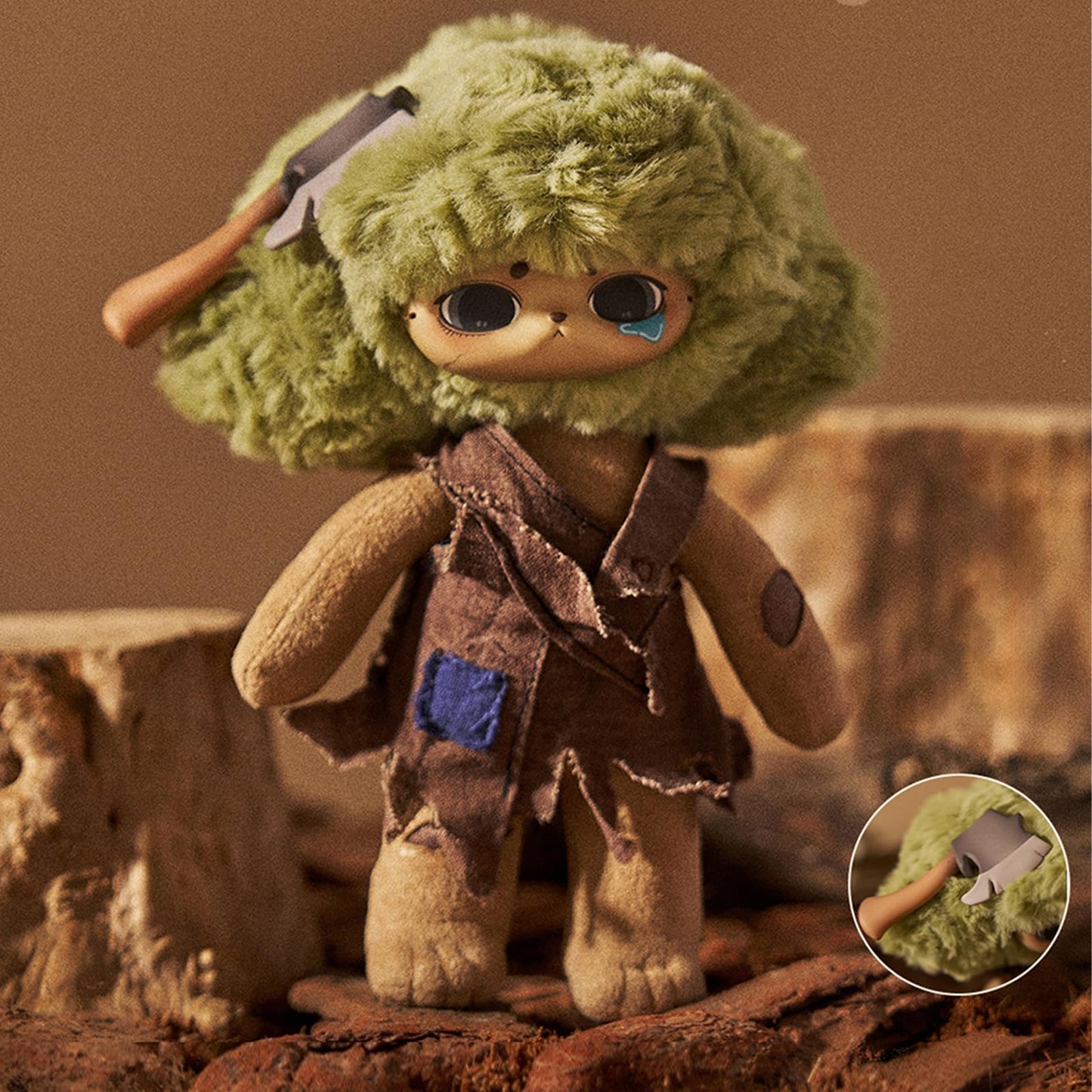 Echo Forest Whispers Series Blind Box Plush Doll – 8'' Poseable Handmade Kawaii Collectible Stuffed Toy