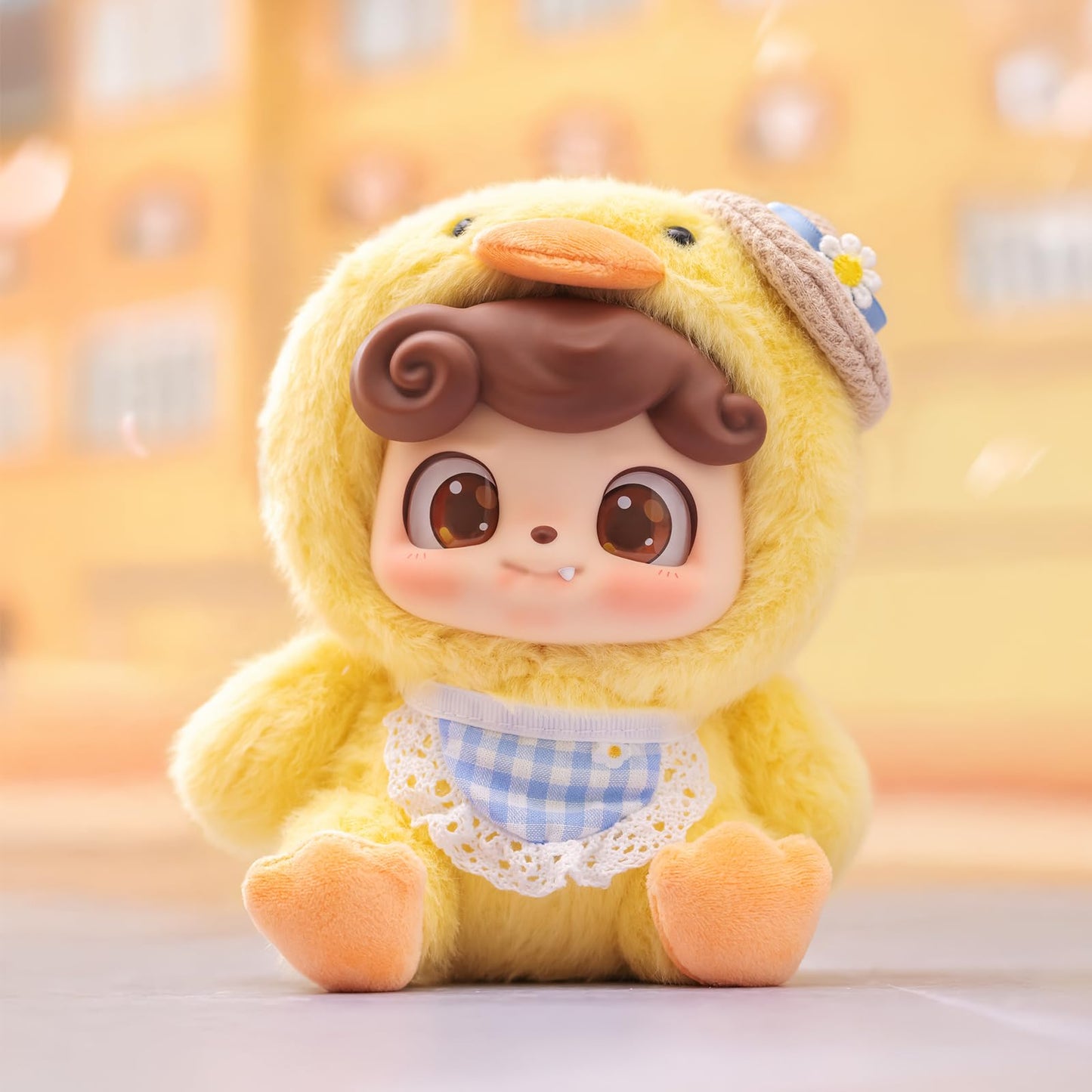 Q.kid Animal Preschool Series Blind Box Figures | Cute Animal Characters with Plush Design | 6 Regular Designs + 1 Secret Edition | Official Authentic Collectible Toy for Christmas & Birthday Gifts, Desk Display