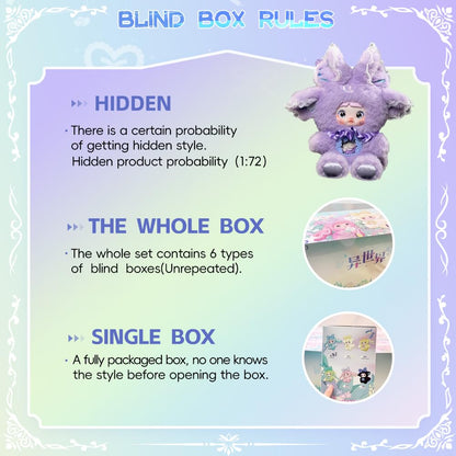 Nommi Isekai Plush Blind Box – 22cm Light-Up Wing Plush Doll, Random 1 of 7 Designs