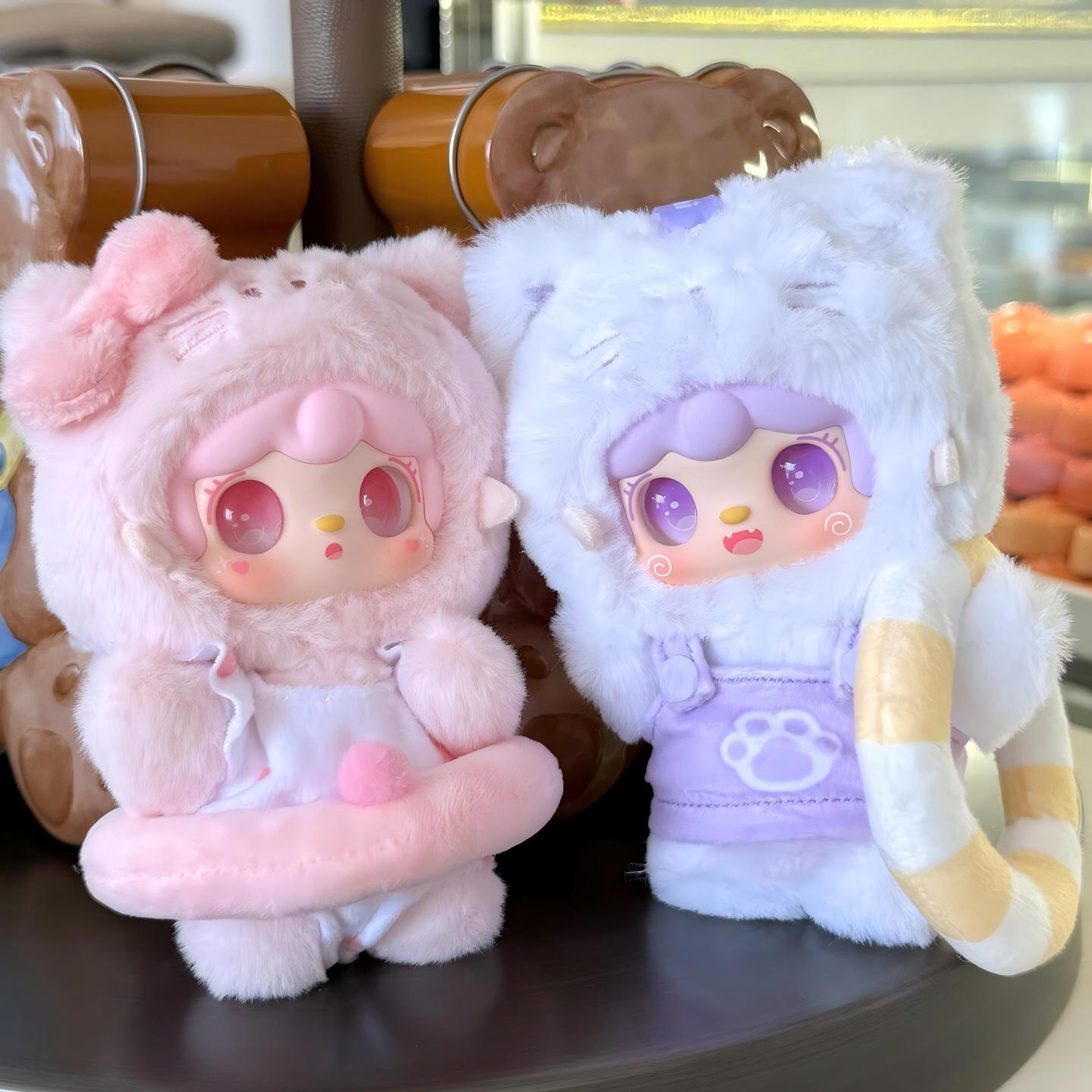 Yooki Meow Summer Party Plush Blind Box – 12cm Cat-Ear Plush