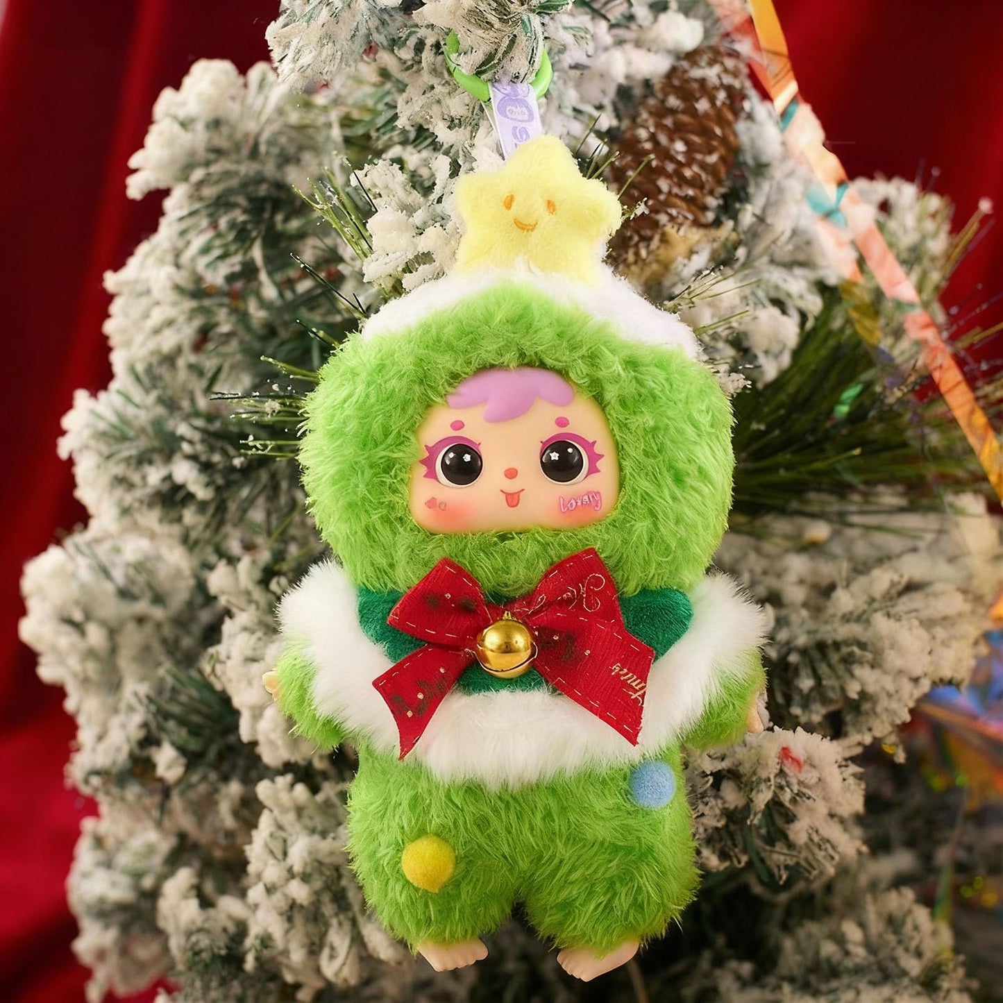 Samuel “Christmas Good Night Song” Series Plush Blind Box Figure｜Approx. 15cm｜ABS & Polyester｜Cute Trendy Collectible · Bag Accessory｜Gift & Display Item