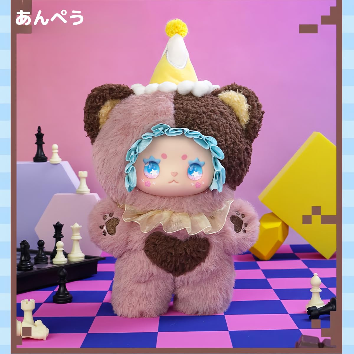 LOVELY EMMA Monster Kitty Party Series Blind Box Collectible Figures | Cute Monster Cat Character with Soft Party Design | 6 Regular + 2 Secret | Official Authentic | Birthday & Christmas Gift Desktop Decor