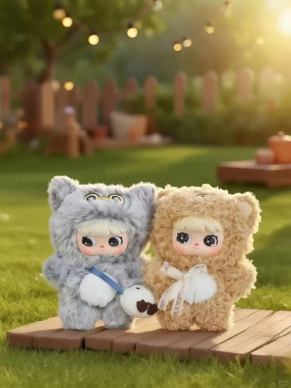 MEYA Malt 2nd Gen “Cute Pet Action” Plush Keychain｜Rotating Eyes · Movable Head · Light Scent｜Labubu-Style Kawaii Doll｜8 Designs + Secret Edition