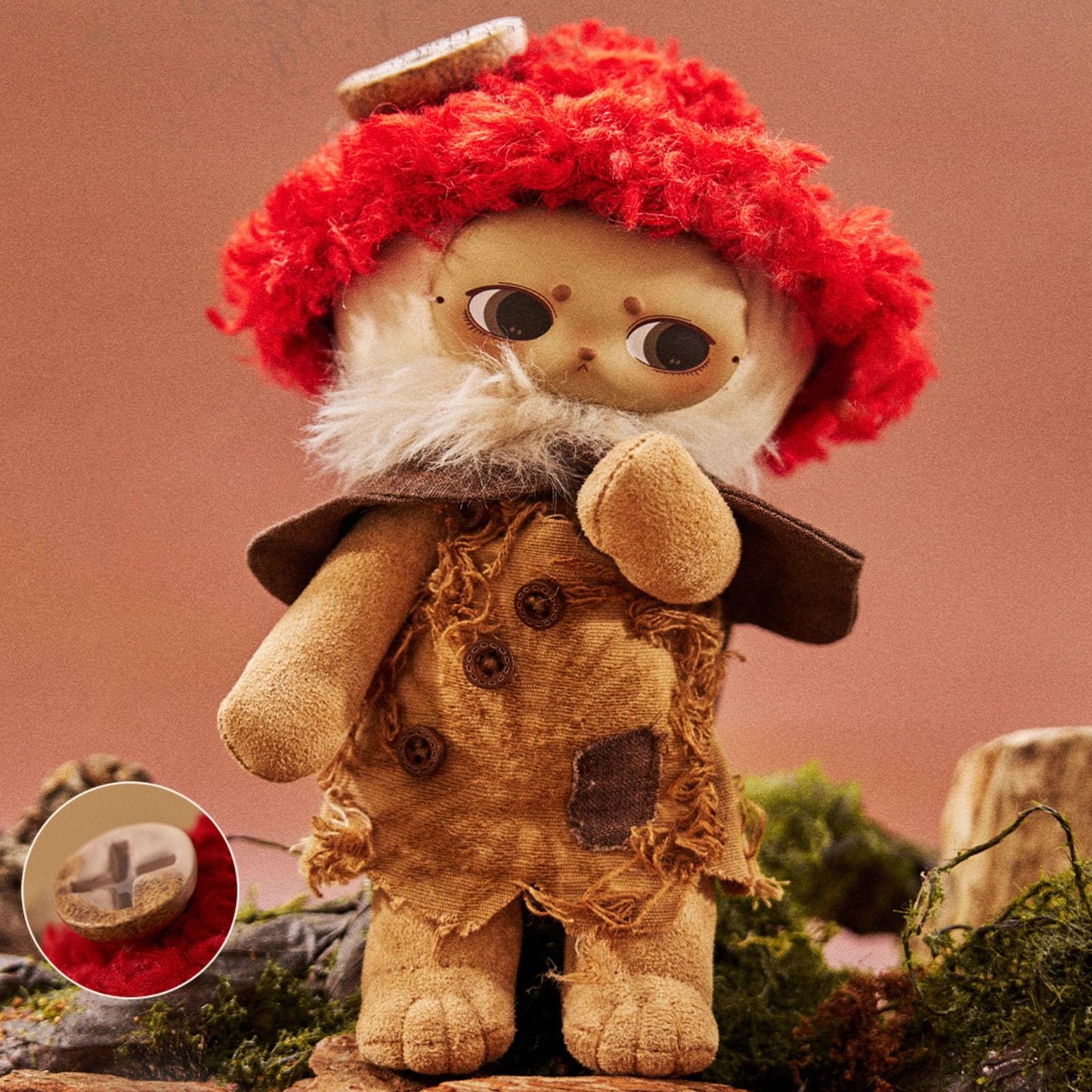 Echo Forest Whispers Series Blind Box Plush Doll – 8'' Poseable Handmade Kawaii Collectible Stuffed Toy