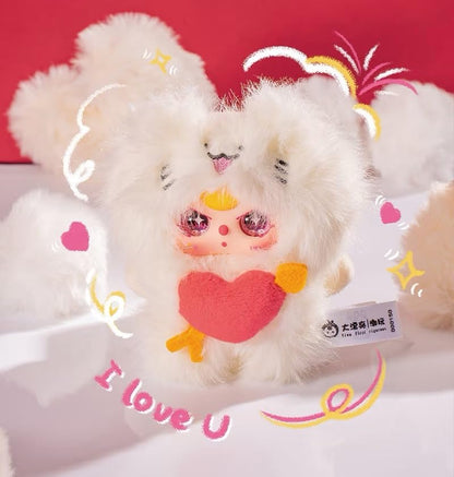 Baby Three Cupid of Love Series Blind Box Collectible Figures | Angel Cupid Character Design with Romantic Heart Details | 6 Regular + 1 Secret | Official Authentic | Birthday & Christmas Gift Desktop Decor