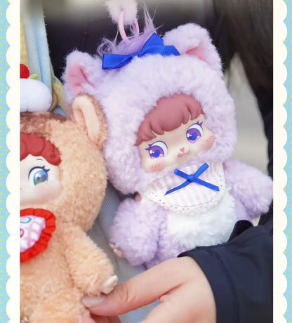 Puffynose Friends Yarn Keychain Blind Box | Anime-Style Plush Mascot | Bag & Key Charm | 1 Random Design (Secret Included) | 7 Styles | Approx. 16cm