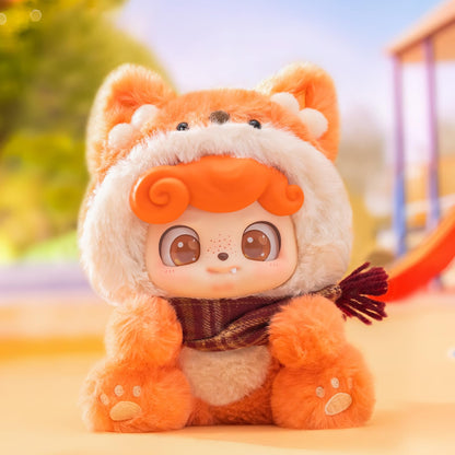 Q.kid Animal Preschool Series Blind Box Figures | Cute Animal Characters with Plush Design | 6 Regular Designs + 1 Secret Edition | Official Authentic Collectible Toy for Christmas & Birthday Gifts, Desk Display