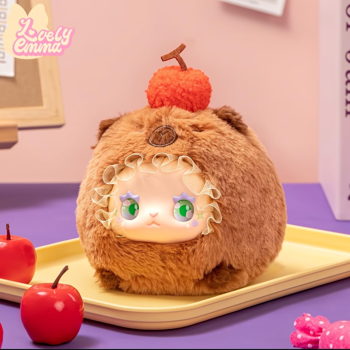 LOVELY EMMA RUA ZOO Plush Animal Blind Box | Official Authentic | 6 Regular + 3 Secret Figures (Random 1) | Designer Toy Collectible Desk Decor Christmas Birthday Gift