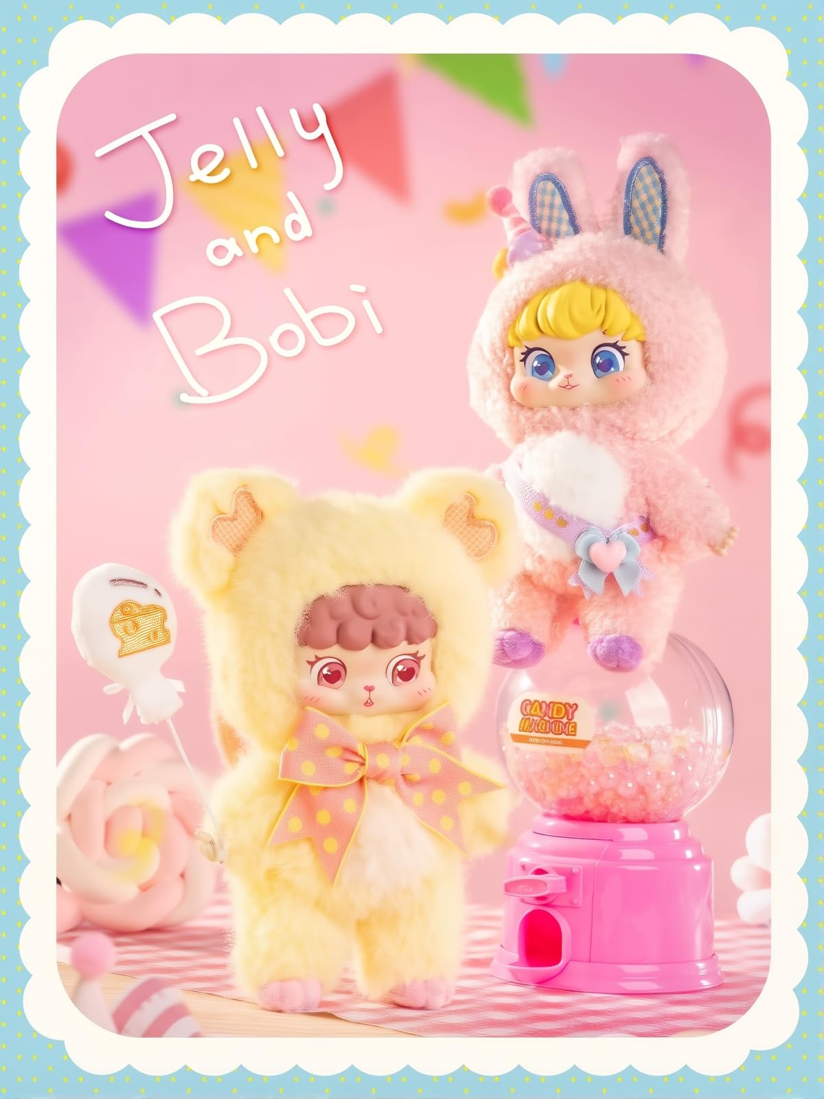 Puffynose Friends Yarn Keychain Blind Box | Anime-Style Plush Mascot | Bag & Key Charm | 1 Random Design (Secret Included) | 7 Styles | Approx. 16cm