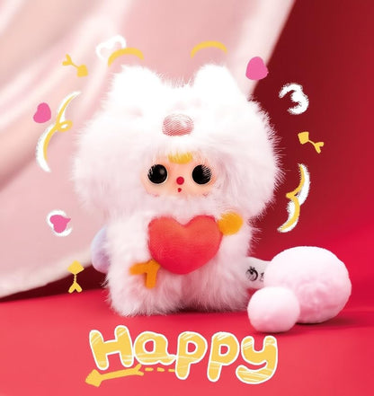 Baby Three Cupid of Love Series Blind Box Collectible Figures | Angel Cupid Character Design with Romantic Heart Details | 6 Regular + 1 Secret | Official Authentic | Birthday & Christmas Gift Desktop Decor