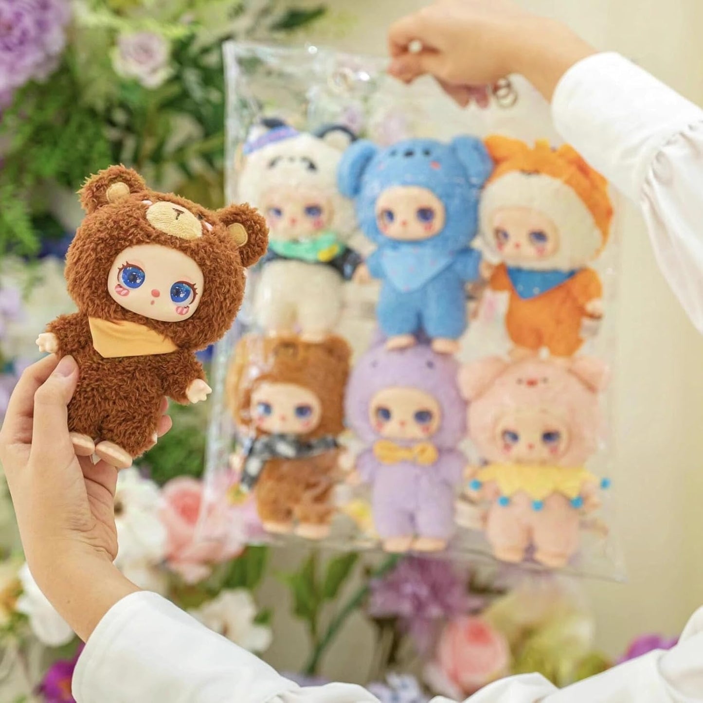 liila toys  Series Plush Blind Box, Adorable Plush Collectible Toys, 6.3IN Hangable Doll with Unique Designs Birthday Gifts, 1PCS (1 of 7 Possible Styles)