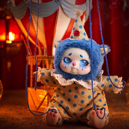 Cino Dream Tour Circus Series Blind Box Plush Doll – Kawaii Creepy Clown Mystery Collectible Toy