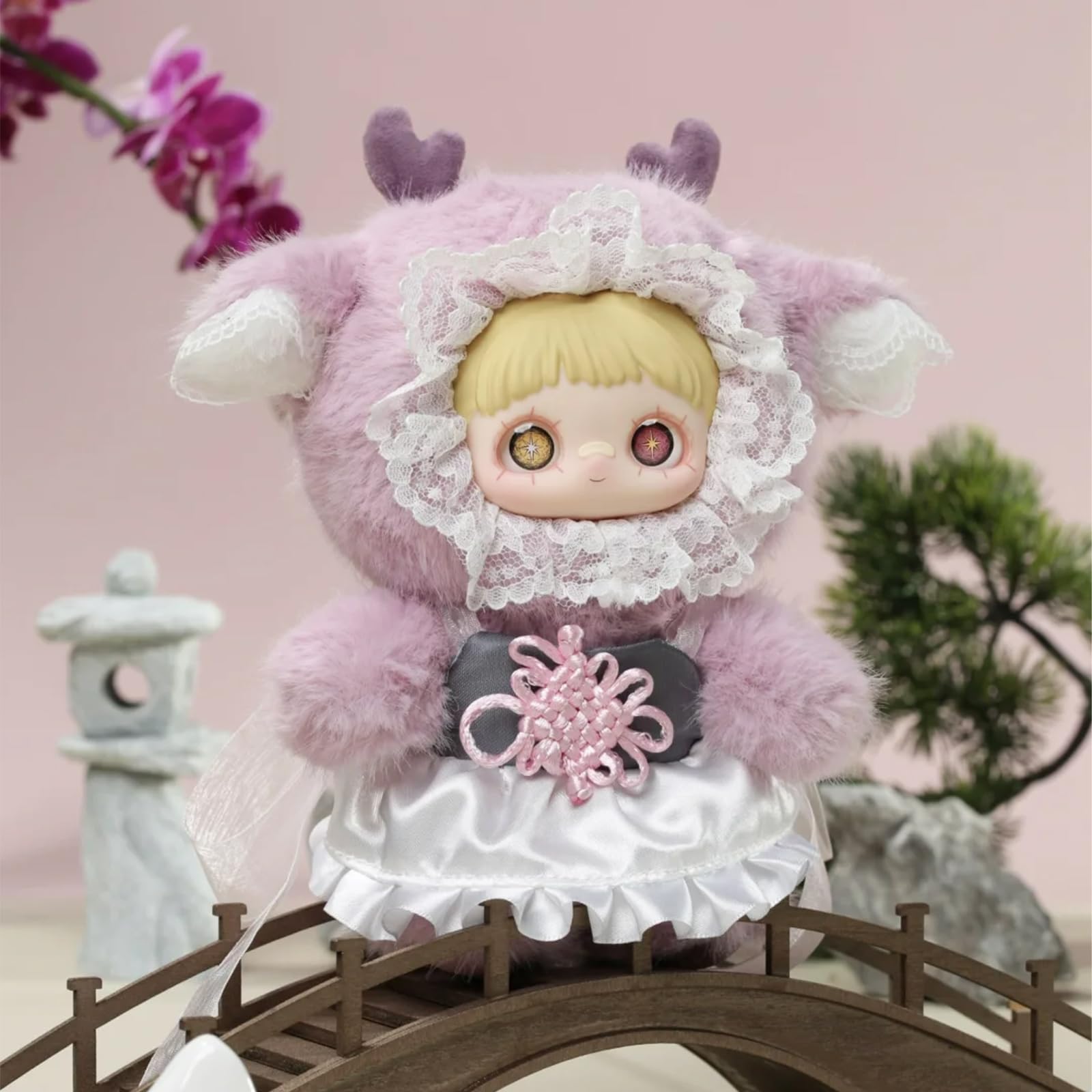 MayMei 春之诗篇系列毛绒盲盒｜22cm 毛绒公仔｜10 款设计随机1 款（含