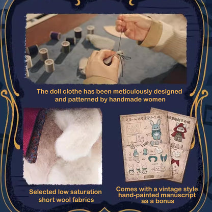 Endless Forest Series Blind Box Plush Doll – Kawaii Handmade Poseable Mystery Collectible Toy