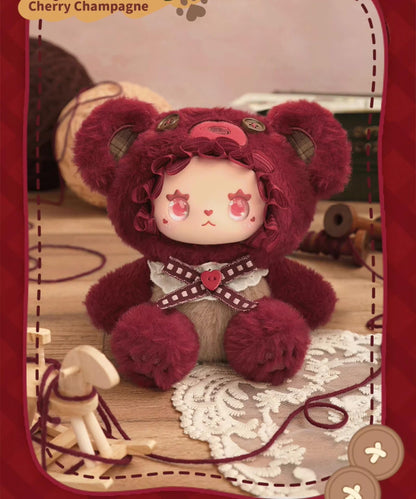 LOVELY EMMA Bear Alliance Series Plush Blind Box, Kawaii Stuffed Bear Mystery Plush with Keychain | Official Authentic Collectible, Vinyl Plush Bag Charms, Birthday & Christmas Gifts